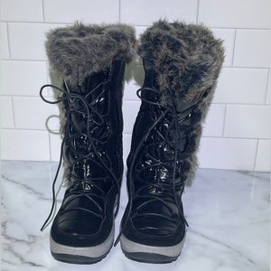 Gracosy Womens Winter Boots Mid Calf